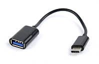 Кабель Cablexpert AB-OTG-CMAF2-01, USB2.0-USB Type-C, 0.2 м, черный KN, код: 6814781