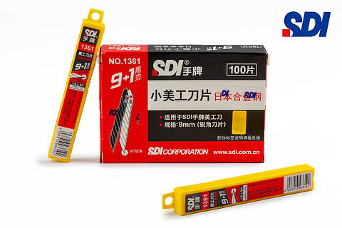 SIN JIページ Лезвия для ножа 9мм угол 30° серые 10 шт SDI 1361, цена: 77