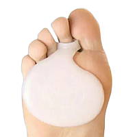 Силиконовые ортопедические подушечки под пальцы стопы с кольцом на палец 1 пара