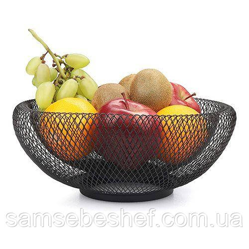Фруктовниця металева Кошик для фруктів Belle Vous 25 см, фото 1