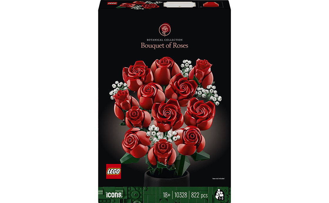 LEGO Icons Букет троянд 822 деталей (10328)