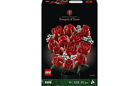 LEGO Botanicals Букет троянд 822 деталей (10328)