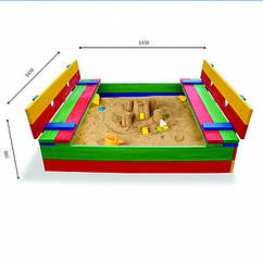 Дитяча пісочниця кольорова