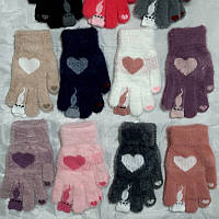 Перчатки детские зима 10-15 лет девочка