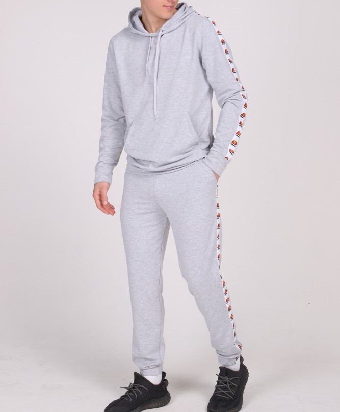 Чоловічий спортивний костюм Ellesse з лампасами, Еліс сірий демісезонний комплект