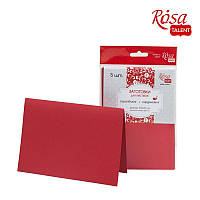 Листівка/Набір заготовок для листівок Rosa Talent 16,8х12см, 220 г/м2 No 9 червоній