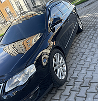 Вітровики з хром молдингом, дефлектори вікон Volkswagen Passat B6/B7 variant (Універсал) 2006-2014