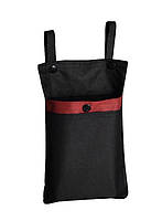 Велосумка чохол підвісна чорна з червоним велика 27,5 см*20,5 см