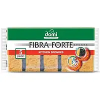 Губки кухонні Domi Fibra Forte 5 шт