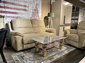 Супер мягкий комплект диван-ліжко + 2 крісла реклайнера JOSS Брукс 200x100x100 см, фото 2
