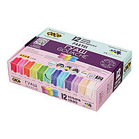 Набор гуашевых красок ZiBi 12цв 20мл ZB.6692 Pastel в картонной коробке