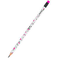 Простий олівець Axent 9009/36-11-A HB з гумкою Panda
