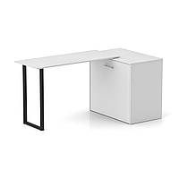 Письмовий стіл-ліжко трансформер 2 в 1 білий для невеликих приміщень