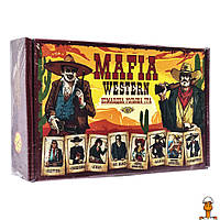 Командная ролевая игра "mafia western", 24 карточки, детская, от 12 лет, Мастер MKZ0815