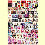 Наклейки (G)I-dle - Love набір 105шт к поп k pop картки gidle джі айдл ломо карти наліпки, фото 2