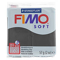 Глина полімерна FIMO Soft 57 г 8020-9 чорний