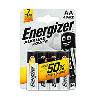 Батарейки Energizer Alkaline Plus LR6 щелочные комплект 4 шт