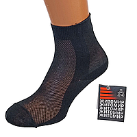 Носки мужские высокие х/б сетка 25 размер (39-40 обувь) черный