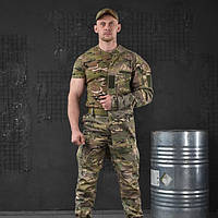 Тактический костюм Cinque 5в1 армейская форма мультикам Китель + Футболка + Брюки + Кепка + Пояс 2XL ukr