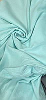 Тканина Муслін двошарова тіфані кольору, щільністю 125 г/м2, Китай