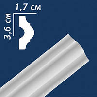 Плинтус потолочный Premium Decor PI40 36 х 17 мм (2 м)