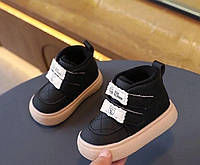 Дитяче взуття, ботинки черевички демісезонні унисекс чорні