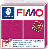 Глина полимерная FIMO Leather-effect 57г 8010-229 розовый
