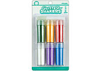 Гель MAXI 6цв клей с блёстками Pearl Glitter Shaker набор XD0702 6 мл