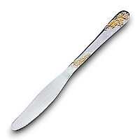 Нож столовый Золотая ветка 23 см
