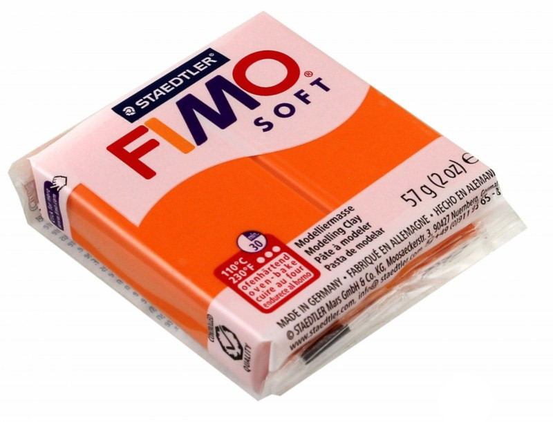 Глина полімерна FIMO Soft 57 г 8020-42 жовтогарячий