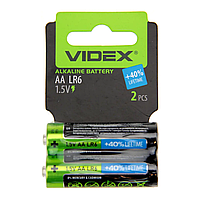 Батарейки Videx Alkaline LR6 щелочная комплект 2 шт