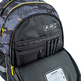 Рюкзак шкільний Kite Education DC Comics 38x28x16 см ,18 л сірий (DC24-700M), фото 6