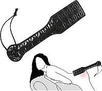 Классическая черная шлепалка Бдсм атрибуты Паддл Бдсм шлепалка