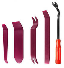 Авто набір лопаток для зняття обшивки, панелі (5шт), фото 4