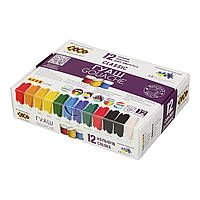 Набор гуашевых красок ZiBi 12цв 20мл ZB.6611 Classic в карт. коробке