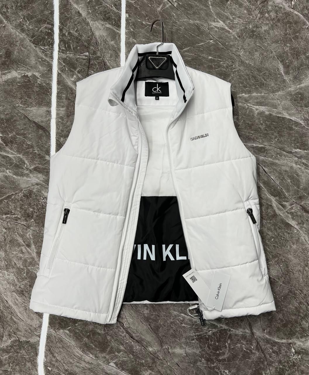 Чоловічий жилет CALVIN KLEIN D11811 білий М, фото 1