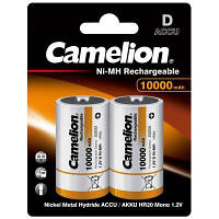 Аккумулятор Camelion D 10000mAh Ni-MH * 2 R20-2BL (NH-D10000BP2) c
