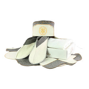 Набір чоловічий подарунковий для лазні та сауни - Вушанка N-171