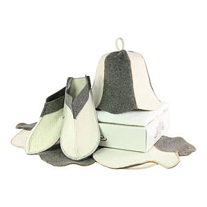 Набір чоловічий подарунковий для лазні та сауни - Комбі - N-174