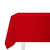 Скатерть красная хлопковая на большой стол (пр-во Италия)