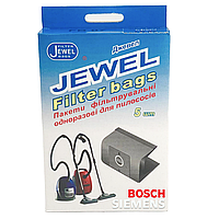 Комплект мешков для пылесоса Bosch, Siemens бумажные одноразовые Jewel FВ-01 (комплект 5 шт)
