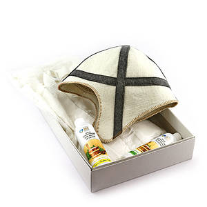 Подарунковий набір для сауни 10 -Лицар- для нього N-137