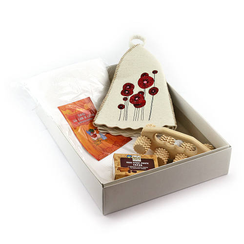 Подарунковийнабірдлясауни12-Маки-длянеїN-143