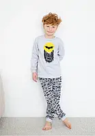 Пижама для мальчика рост 122-128 см на 6-7 лет детская байка футер 3356