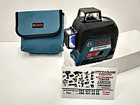 Профессиональный лазерный уровень Bosch GLL 3-80 Professional, оригинальный лазерный нивелир 360°