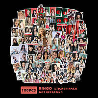 Наклейки Itzy - Ringo 100 шт к поп k pop картки ітзі ізі ломо карти наліпки