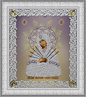Набор для вышивки бисером Икона Божьей Матери Семистрельная (ажур) Р-373