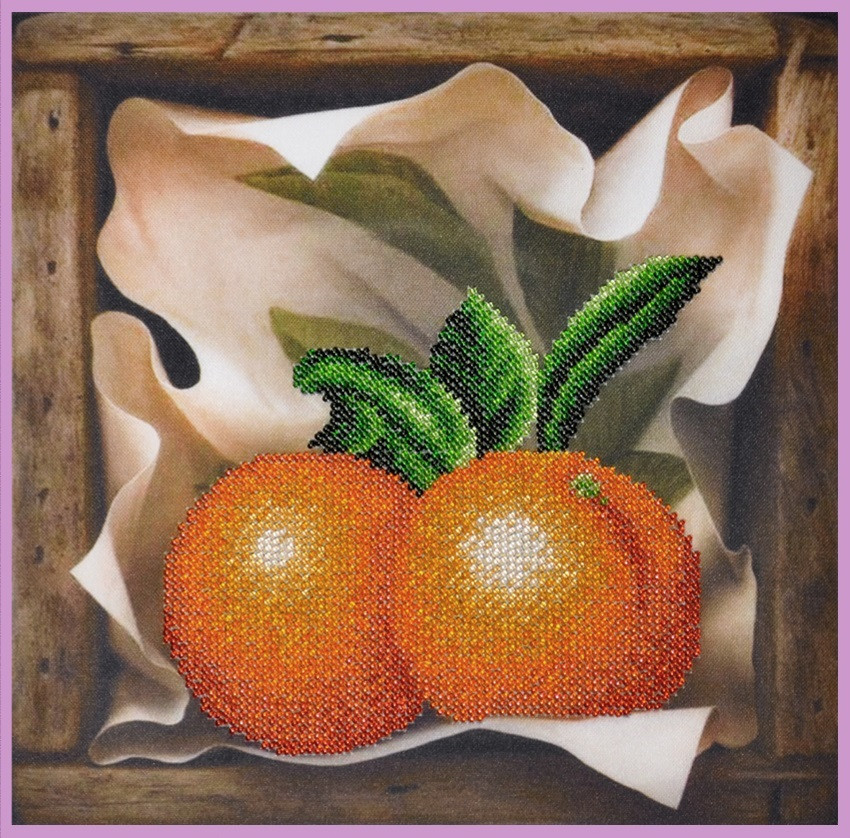 Набір під вишивку бісером Апельсин Р-385, фото 1