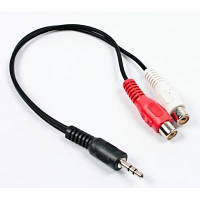 Кабель мультимедийный Jack 3.5mm папа/2RCA мама Cablexpert (CCA-406) p