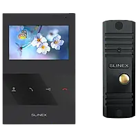 Комплект Slinex SQ-04(Black)+ML-16НD(Black) Комплект видеодомофона Готовые комплекты домофонов Видеодомофон